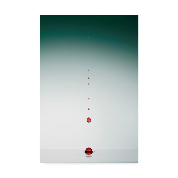 Veli Aydogdu 'Evolution Of Waterdrops 1' Canvas Art, 30x47, Trademark Fine Art, Mfr#: 1X07496-C3047GG